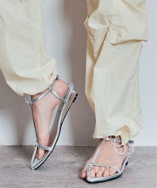 「W:Huku」 「maviru」カーゴパンツ L ブラック レディース_画像5