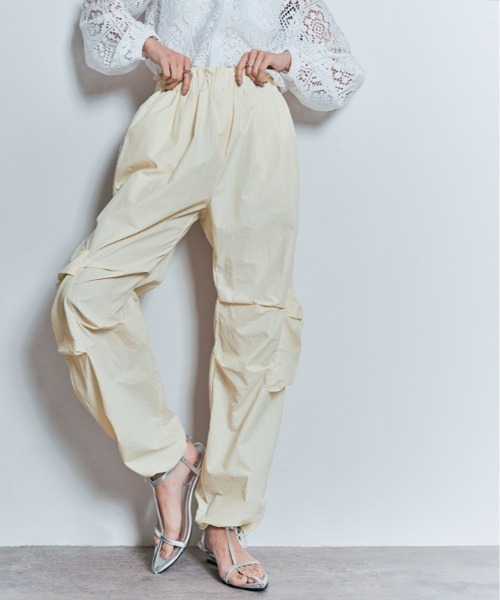 「W:Huku」 「maviru」カーゴパンツ L ブラック レディース_画像8