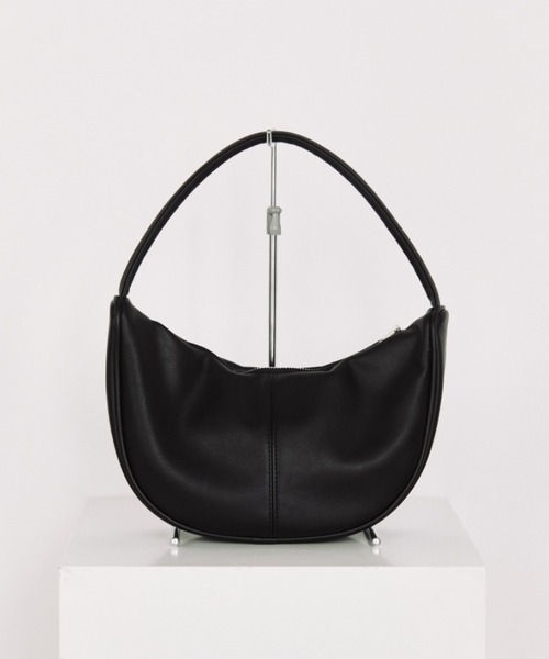 Lightweight 円形バッグ 黒 arholiday.standard ショルダーバッグ バッグ one-handle curved