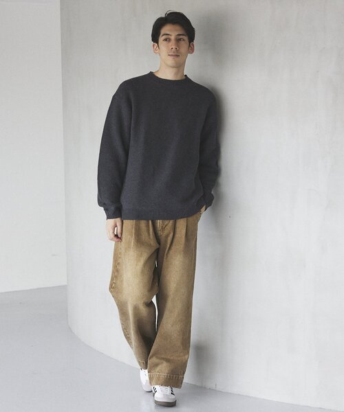 JOURNAL STANDARD relume」 長袖ニット LARGE ウッド メンズ JOURNAL 