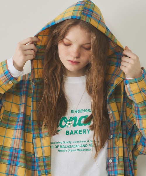 「Unitage」 長袖シャツ FREE イエロー レディース_画像2