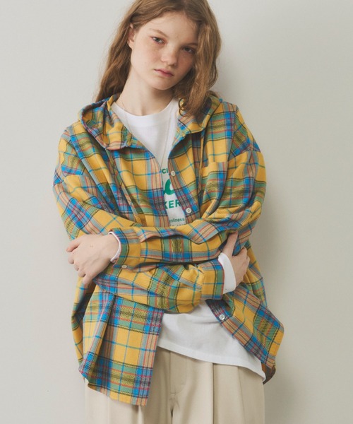 「Unitage」 長袖シャツ FREE イエロー レディース_画像3