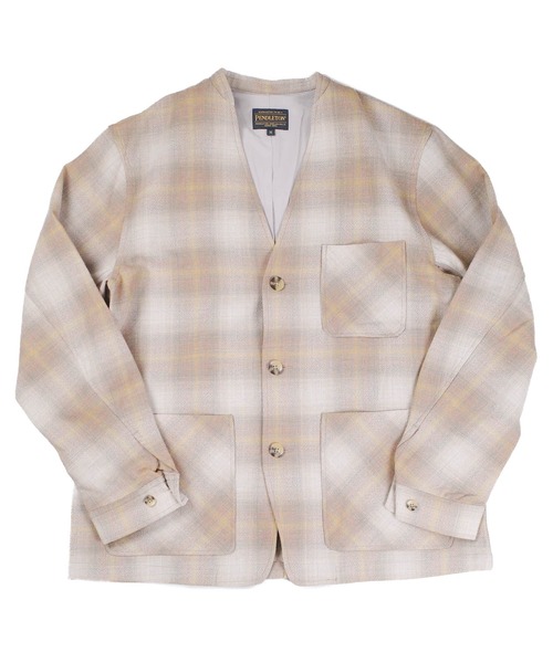 PENDLETON(ペンドルトン) ジャケット ノーカラージャケット メンズ PENDLETON(ペンドルトン) ジャケット ノーカラージャケット メンズ