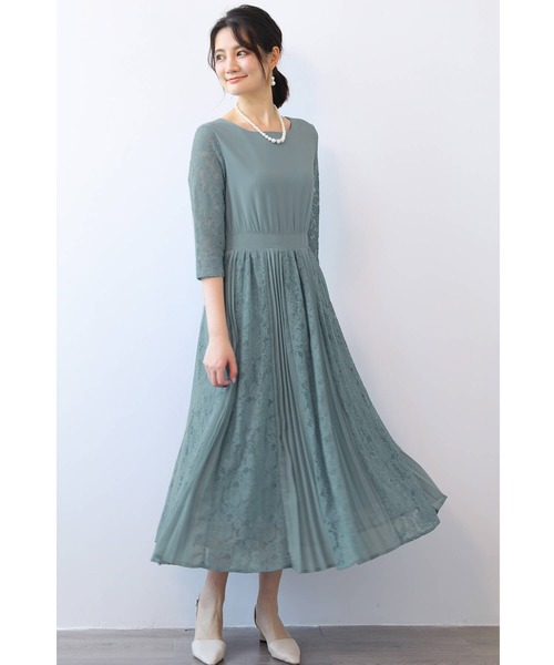 「Cinderella」 7分袖ワンピース MEDIUM ピンク レディース_画像4