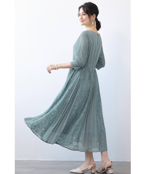 「Cinderella」 7分袖ワンピース MEDIUM ピンク レディース_画像5