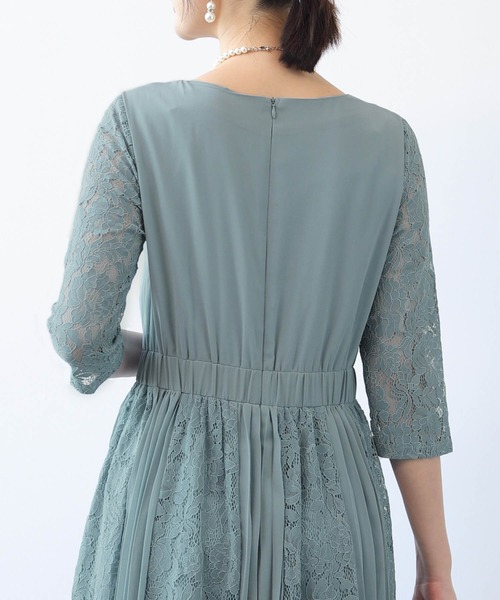 「Cinderella」 7分袖ワンピース MEDIUM ピンク レディース_画像9
