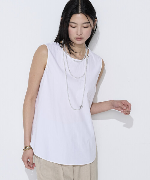 tシャツ トリアセスラブストレッチ アンサンブルプルオーバー レディースの画像