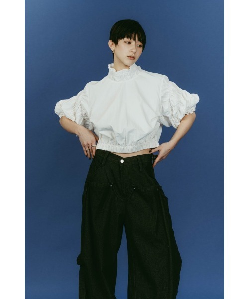 Knuth Marf（クヌースマーフ） ブラウス シャツ many way frill blouse