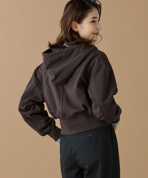 LACOSTE（ラコステ） ジップアップパーカー 36 ダークブラウン