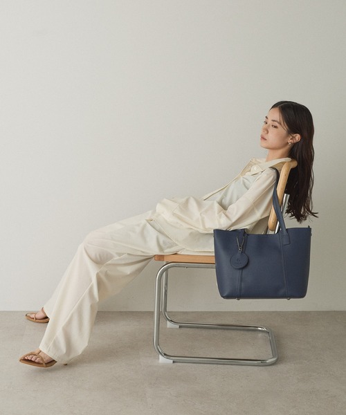 「GUSCIO」 トートバッグ FREE ネイビー レディース_画像2
