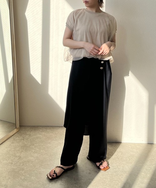 「LHELBIE」 パンツ M ブルー レディース_画像3