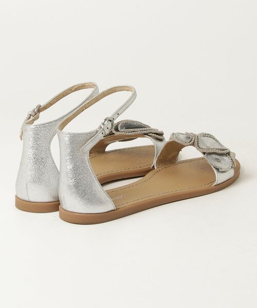「NINE WEST」 フラットサンダル - シルバー レディース_画像2