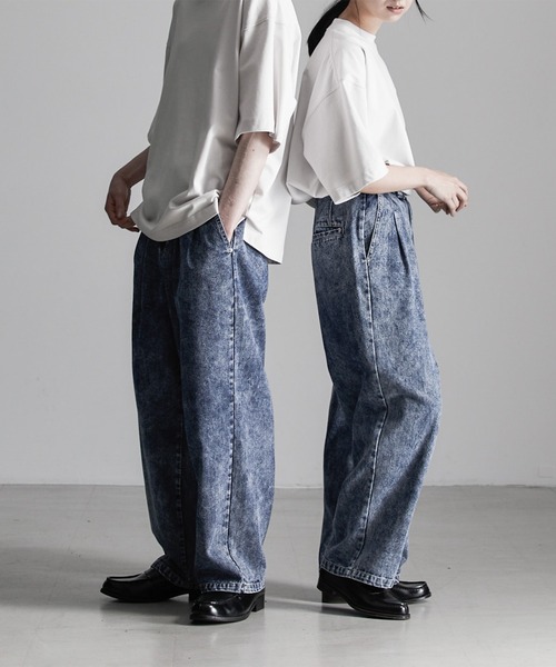 「RUUBON」 デニムパンツ L ブルー系その他 メンズ_画像3