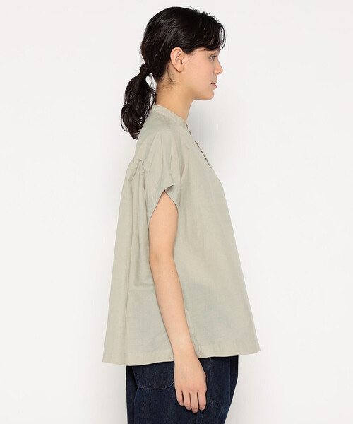Danton（ダントン） 半袖シャツ 36 レッド レディース : ZOZOTOWN