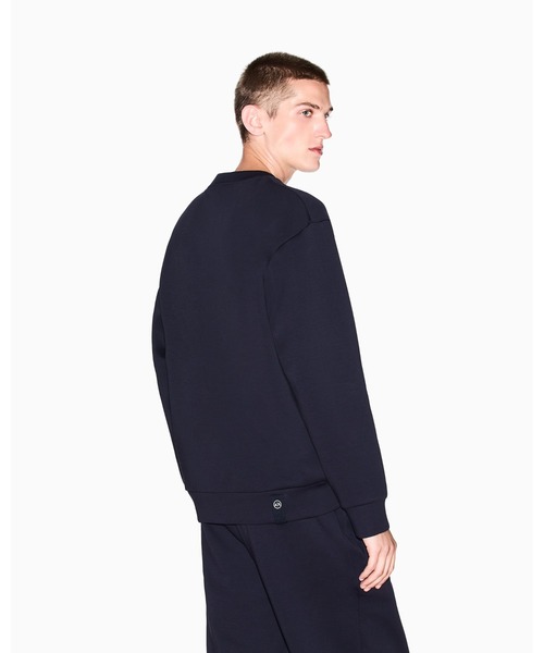 「ARMANI EXCHANGE」 長袖Tシャツ MEDIUM オフホワイト メンズ_画像2