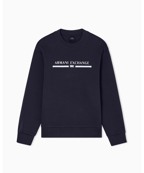 「ARMANI EXCHANGE」 長袖Tシャツ MEDIUM オフホワイト メンズ_画像5