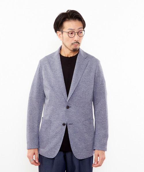 「MEN'S MELROSE」 テーラードジャケット 4 ネイビー メンズ_画像2