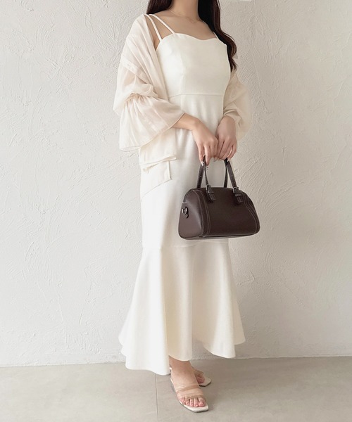 「apres jour」 キャミソールワンピース X-LARGE ホワイト レディース_画像7