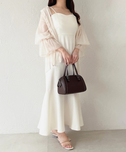 「apres jour」 キャミソールワンピース X-LARGE ホワイト レディース_画像8