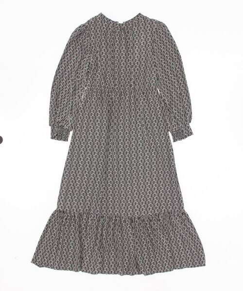 「TITE IN THE STORE」 長袖ワンピース 38 グリーン レディース_画像4