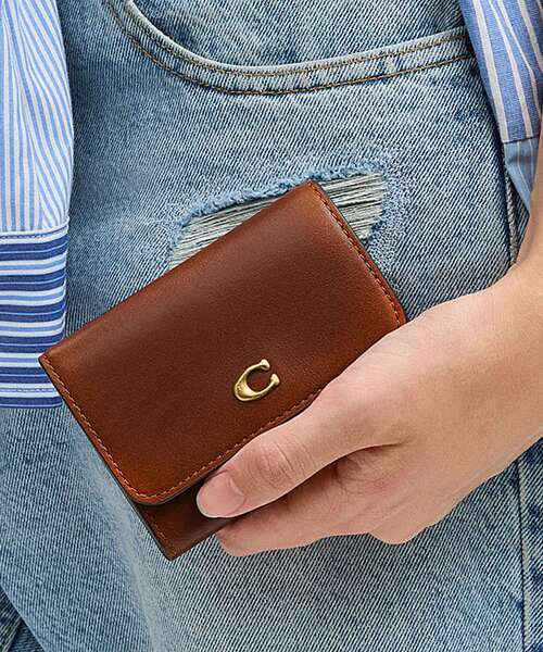 COACH（コーチ） 財布 エッセンシャル フラップ カード ケース・ラブド