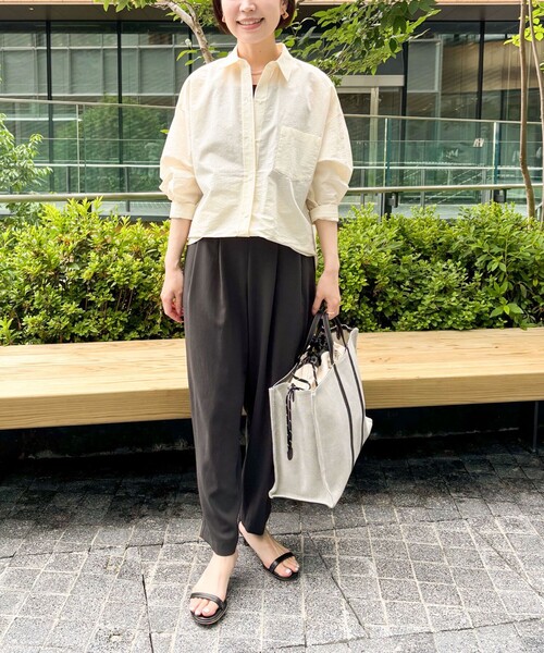 「NOLLEY'S」 パンツ 38 ブラック レディース_画像2