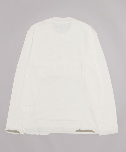 DIESEL（ディーゼル） 長袖Tシャツ SMALL ホワイト×ブルー メンズ