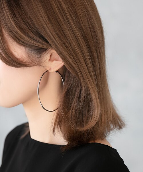 Phoebe（フィービー） ピアス 「雑誌掲載」ビッグサークルフープピアス