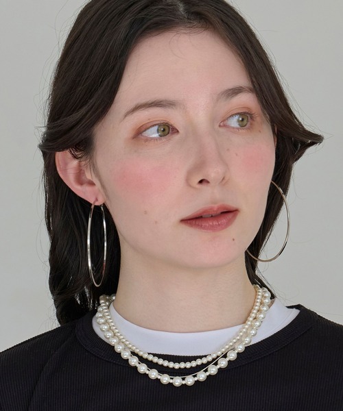 Phoebe（フィービー） ピアス 「雑誌掲載」ビッグサークルフープピアス