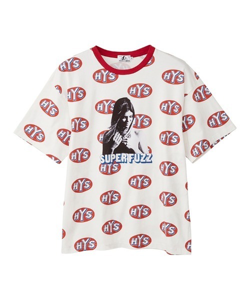 tシャツ Tシャツ HYS SUPERFUZZ柄 Tシャツ