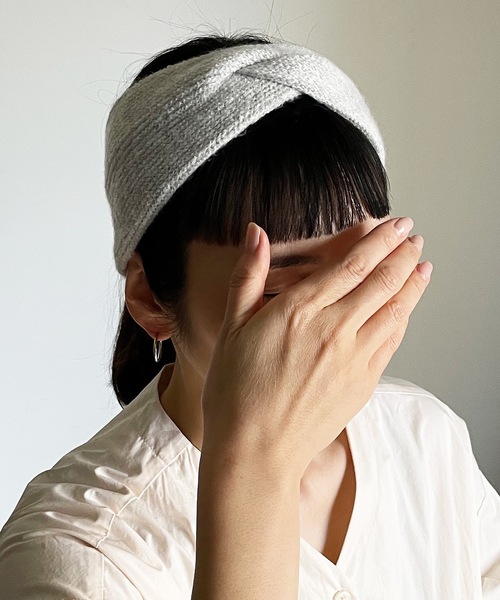 SHIZUTA（シズタ） ヘアバンド SZT:リブニット クロスツイストヘア
