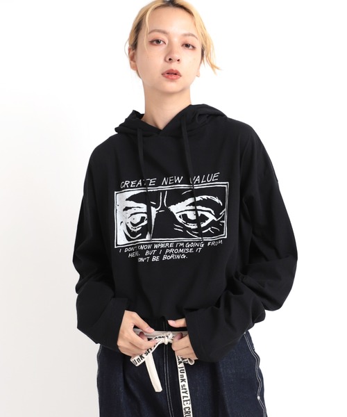 パーカー M1936 EYESルーズフーディー レディース