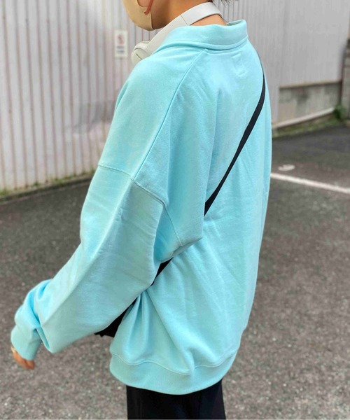 CPCM（シーピーシーエム） スウェット × ブルーハムハム ハーフジップ