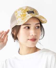 14+ キャップ 帽子 ボタニカル柄メッシュキャップ レディース