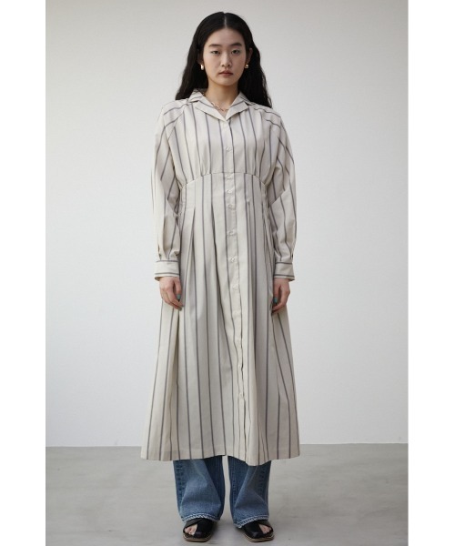 アジア限定商品●Massimo Dutti●ストライプワンピース AZUL BY MOUSSY ワンピース WAIST TUCK STRIPE ONEPIECE