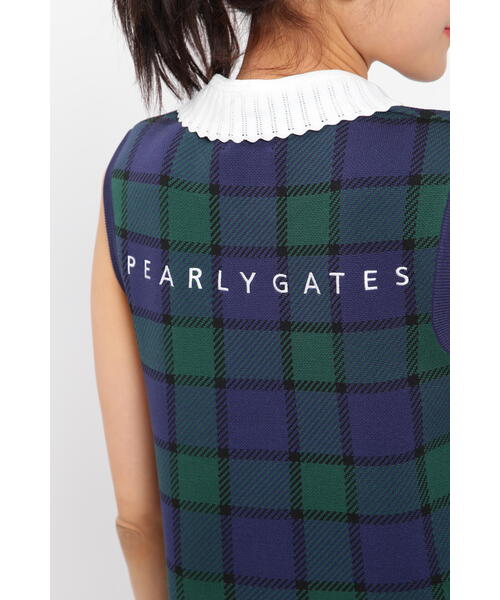 【PEARLY GATES】ニットワンピース PEARLY GATES ワンピース 「PEARLY GATES」光栓 スリーブレス
