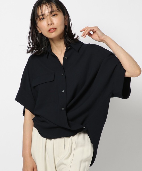 シャツ ブラウス 【WEB限定カラー】ポプリン2WAYシャツ WEB限定カラー