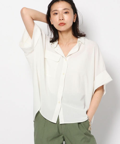 シャツ ブラウス 【WEB限定カラー】ポプリン2WAYシャツ WEB限定カラー