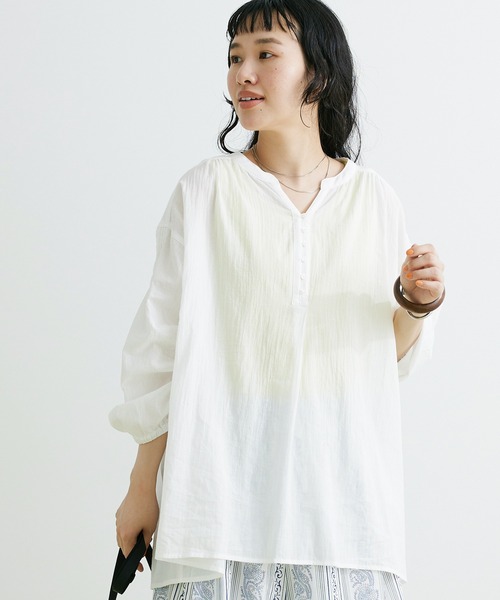 CRAFT STANDARD BOUTIQUE ブラウス シャツ ジョーゼット