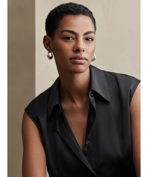 ブラウス シャツ BANANA REPUBLIC FACTORY STORE　　シルキーブラウス レディース | BANANA REPUBLIC | 08