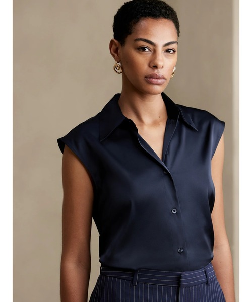 [新品・未使用] バナナリパブリック ブラウス Banana Republic - 新品 BANANA REPUBLIC ブラウス 未使用