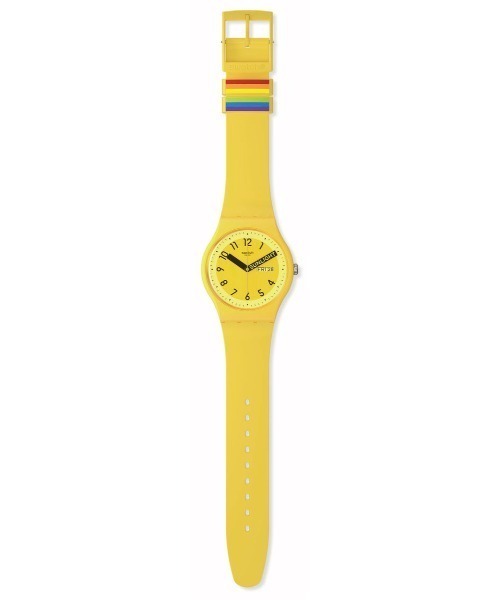 Swatch 腕時計 PROUDLY GREEN メンズ レディース : ZOZOTOWN