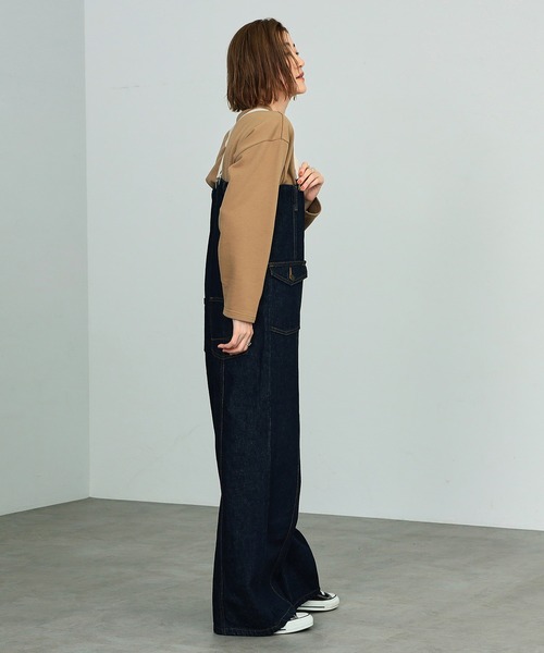 SOMETHING サロペット オーバーオール atelier ワイド