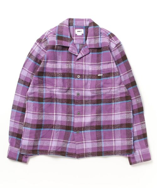 OBEY（オベイ） シャツ コットンビエラマルチチェックシャツ メンズ