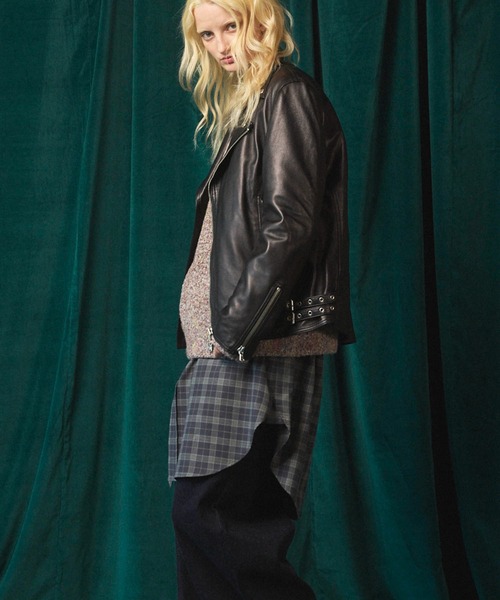 MAISON SPECIAL 革ジャン ライダース 「UNISEX」Dress-Fit Sheep