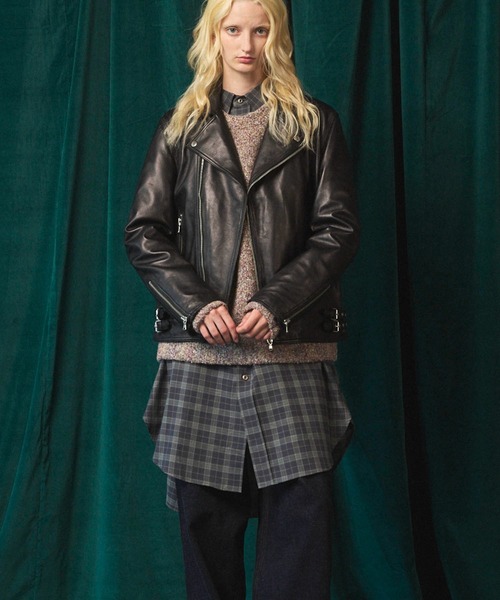 MAISON SPECIAL 革ジャン ライダース 「UNISEX」Dress-Fit Sheep