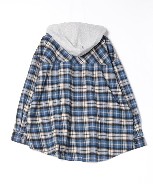 シャツ ブラウス 「TRAVAS TOKYO/トラバス トーキョー」Emblem hooded 