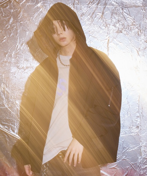 SAVEDGE ブルゾン アウター OVERSIZE HOOD BOMBER JACKET/オーバー