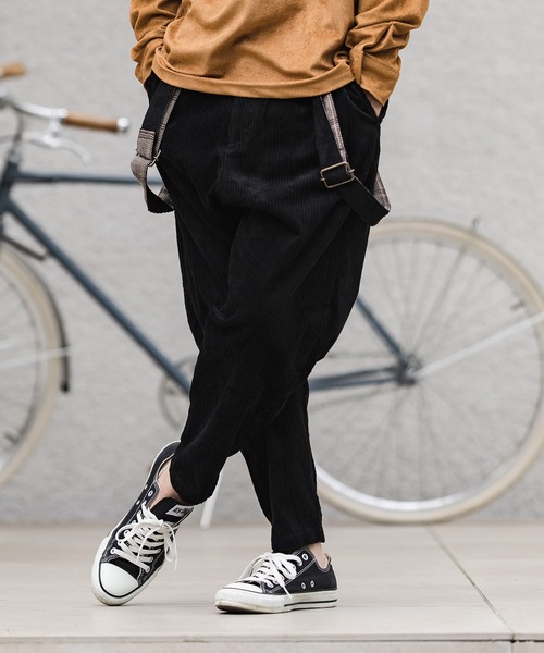 50%OFF【CAMBIO(カンビオ)】8Wコーデュロイテーパードパンツ