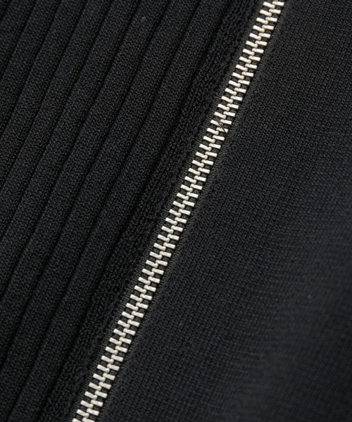 LE CERCLE par rope' カーディガン アシメリブジップ